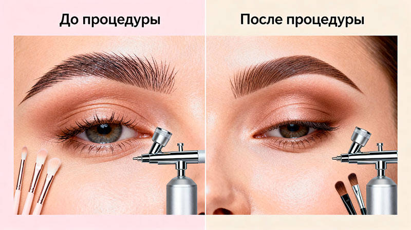 Пудровое напыление: аппарат, результат до и после