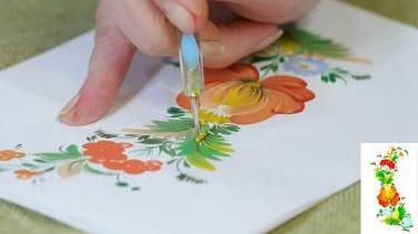 Петриківський розпис для початківців – відео майстер-клас