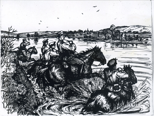 Рисунок И. Дряпаченко, 1916 г