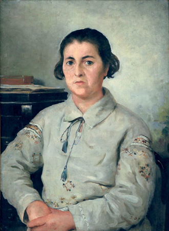 І. К. Дряпаченко. Портрет Ганни Миргородської. 1934